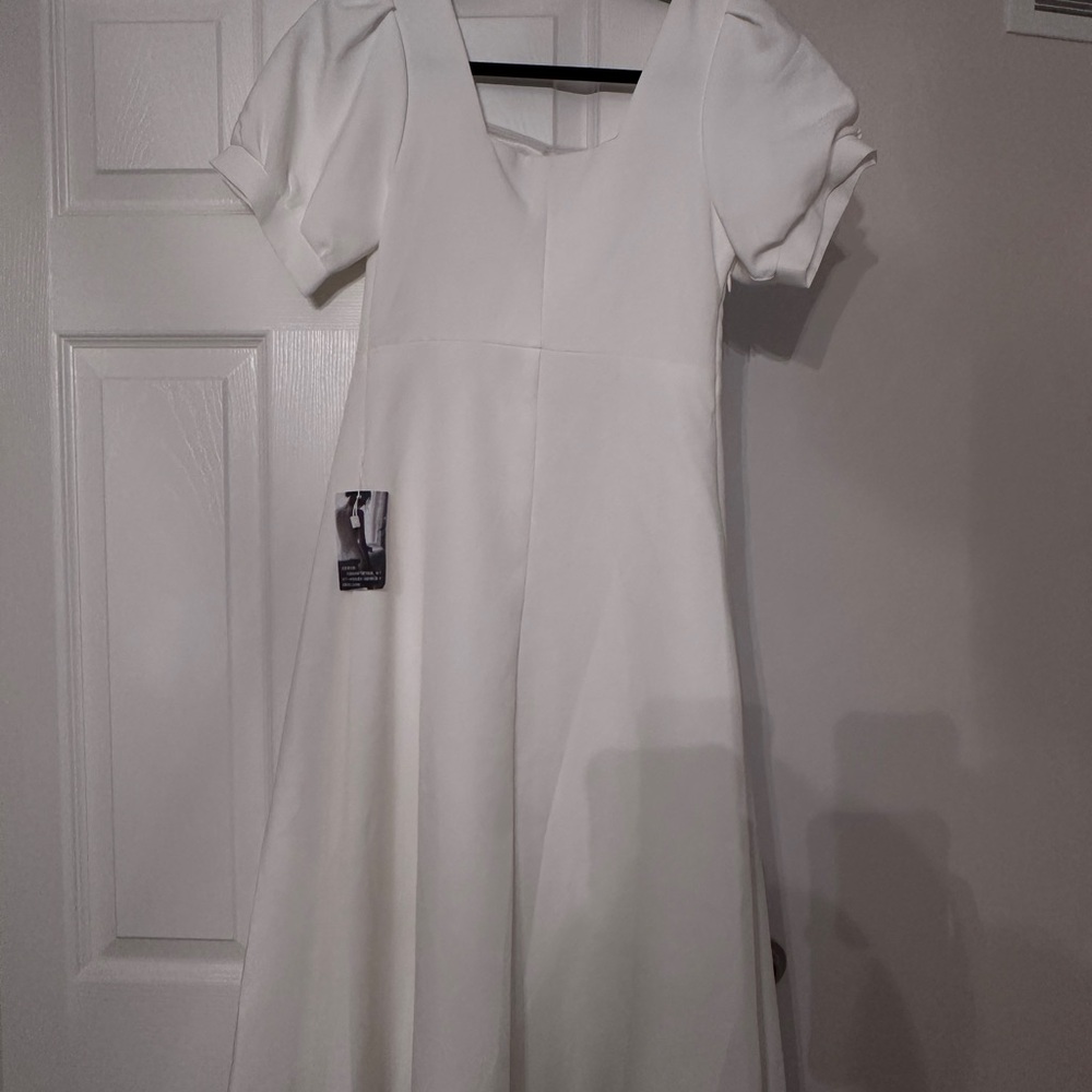 SHEIN Elegant White Dress